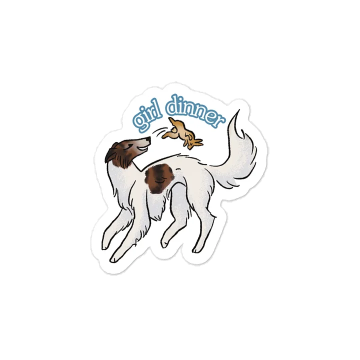 Girl Dinner Sticker - Spotted Brindle product image (1)