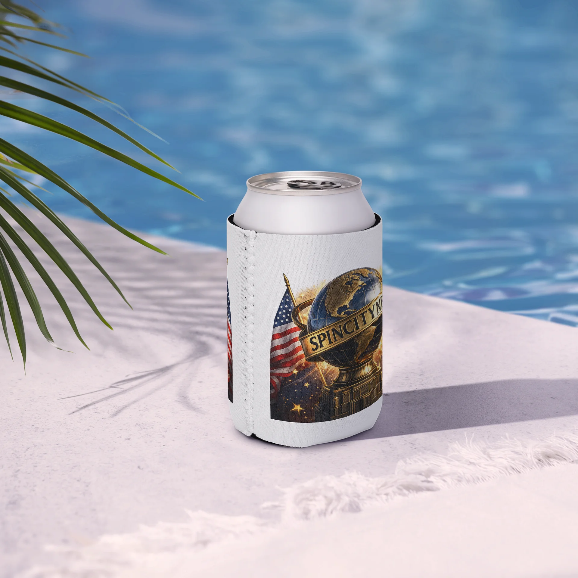 Spin City News Globe Can Cooler product image (7)