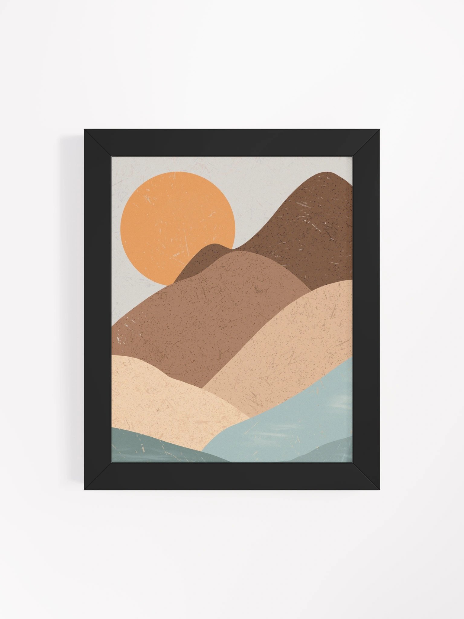 Sunrise Over the Highlands Framed Poster product image (71)