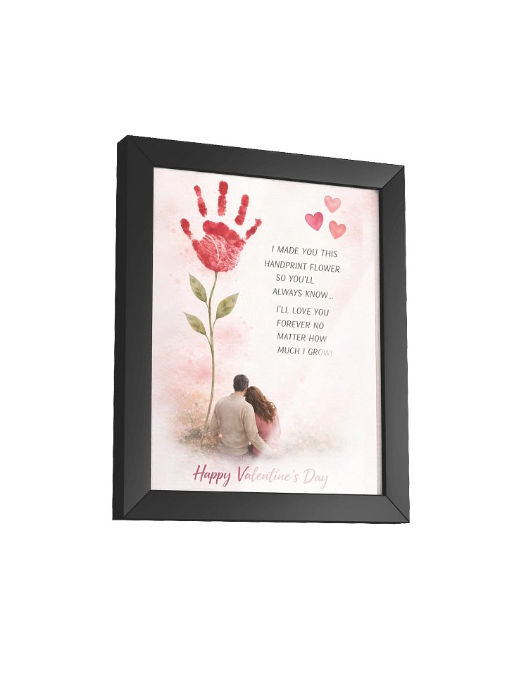 Forever Love Handprint Flower – Timeless Valentine’s Day Wall Art product image (24)