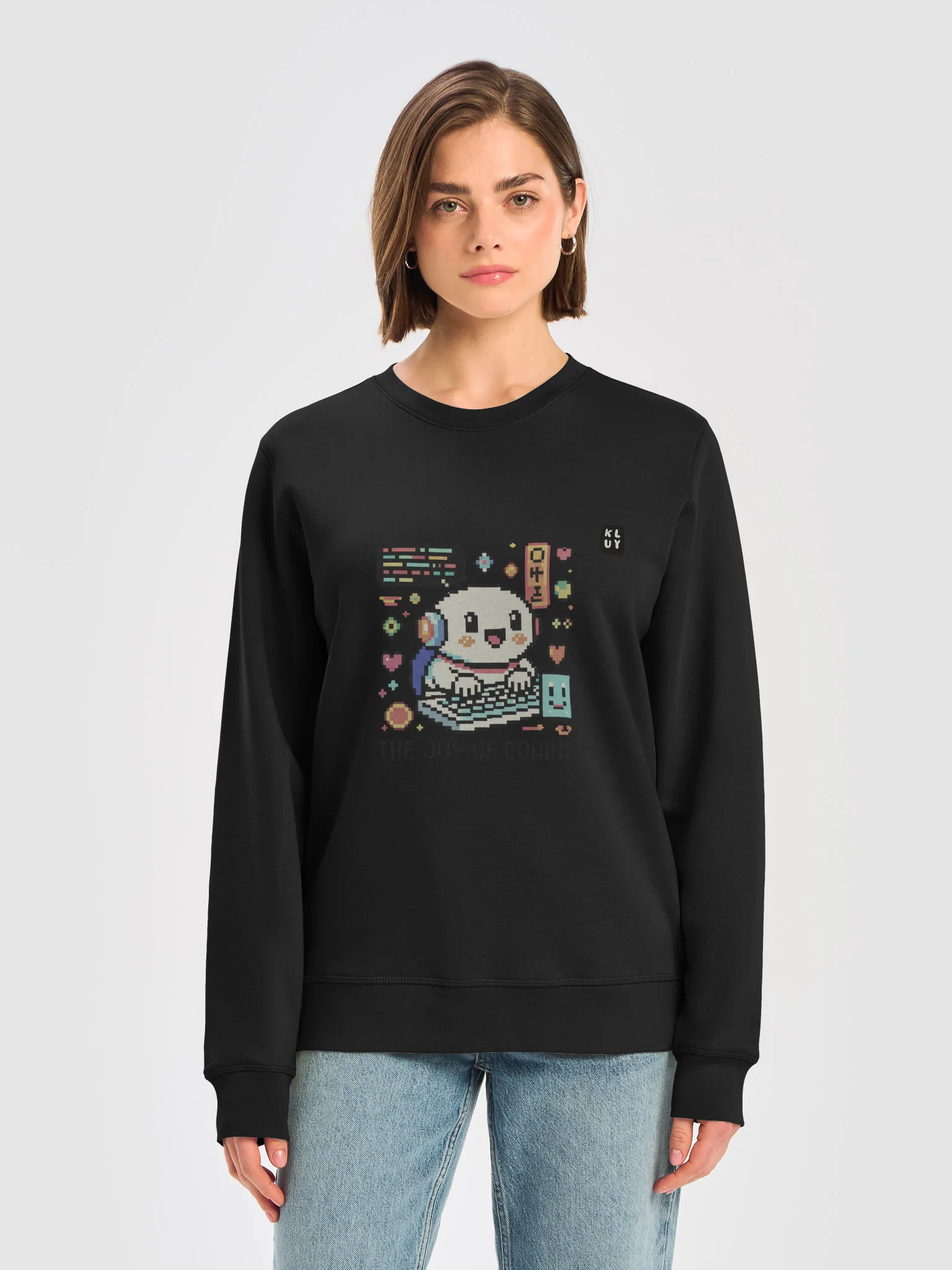 Kluy “Joy of Coding” Unisex Sweatshirt product image (15)
