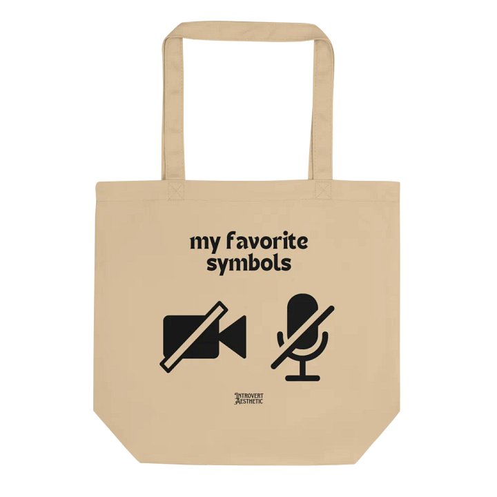 Symbols of an Introvert Tote Bag product image (1)