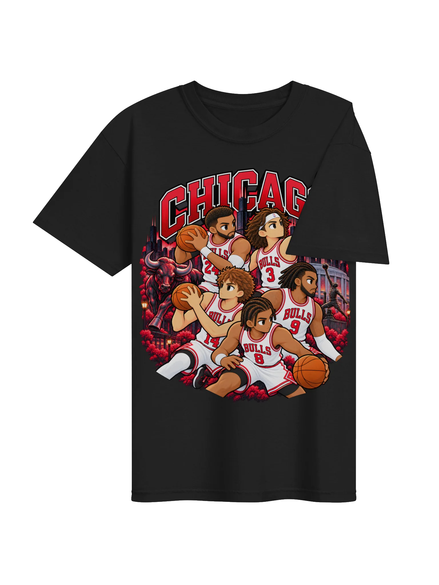 Chicago Basketball 26/27 Animated Player T-Shirt product image (4)