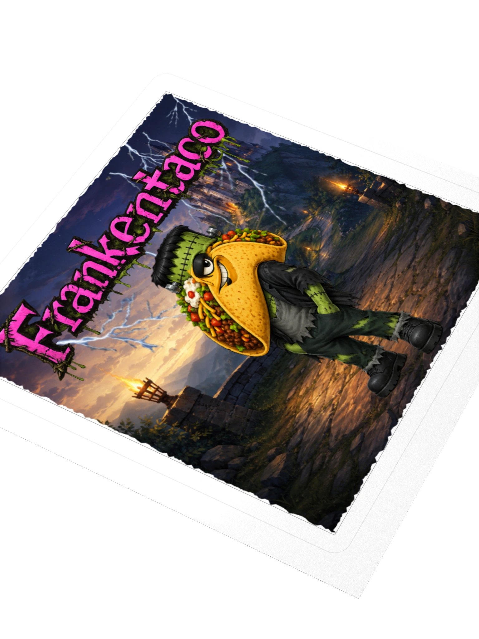 Frankentaco Spooky Fantasy Sticker - The Taco Family product image (7)