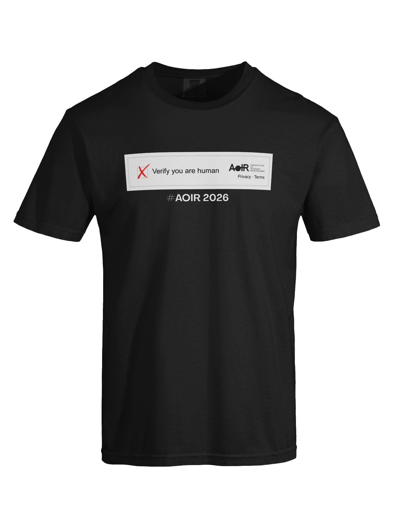 'Verify you are human' - Unisex Tee - Unverified product image (9)