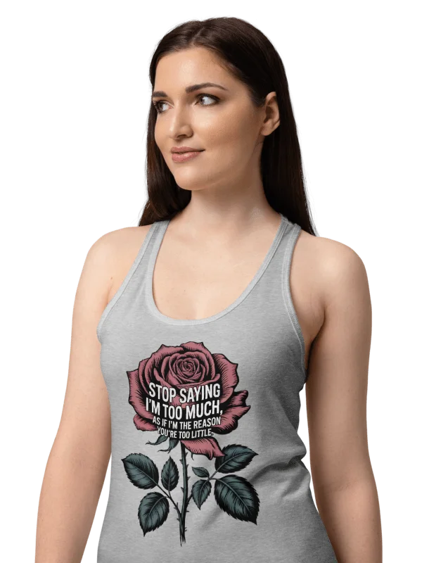 Stop Saying I'm Too Much Human Design Manifestor Tank Top product image (9)