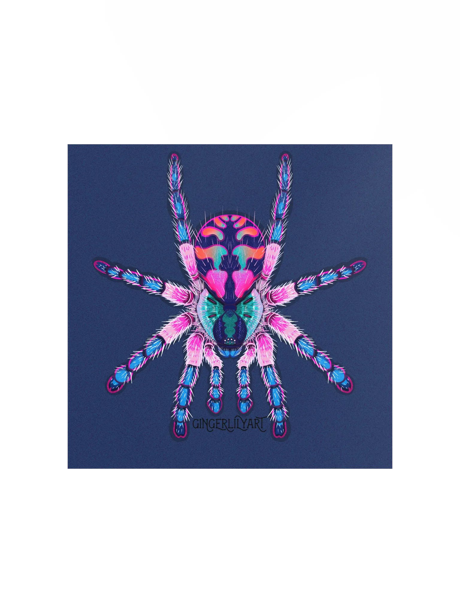 brazilian jewel tarantula print product image (1)