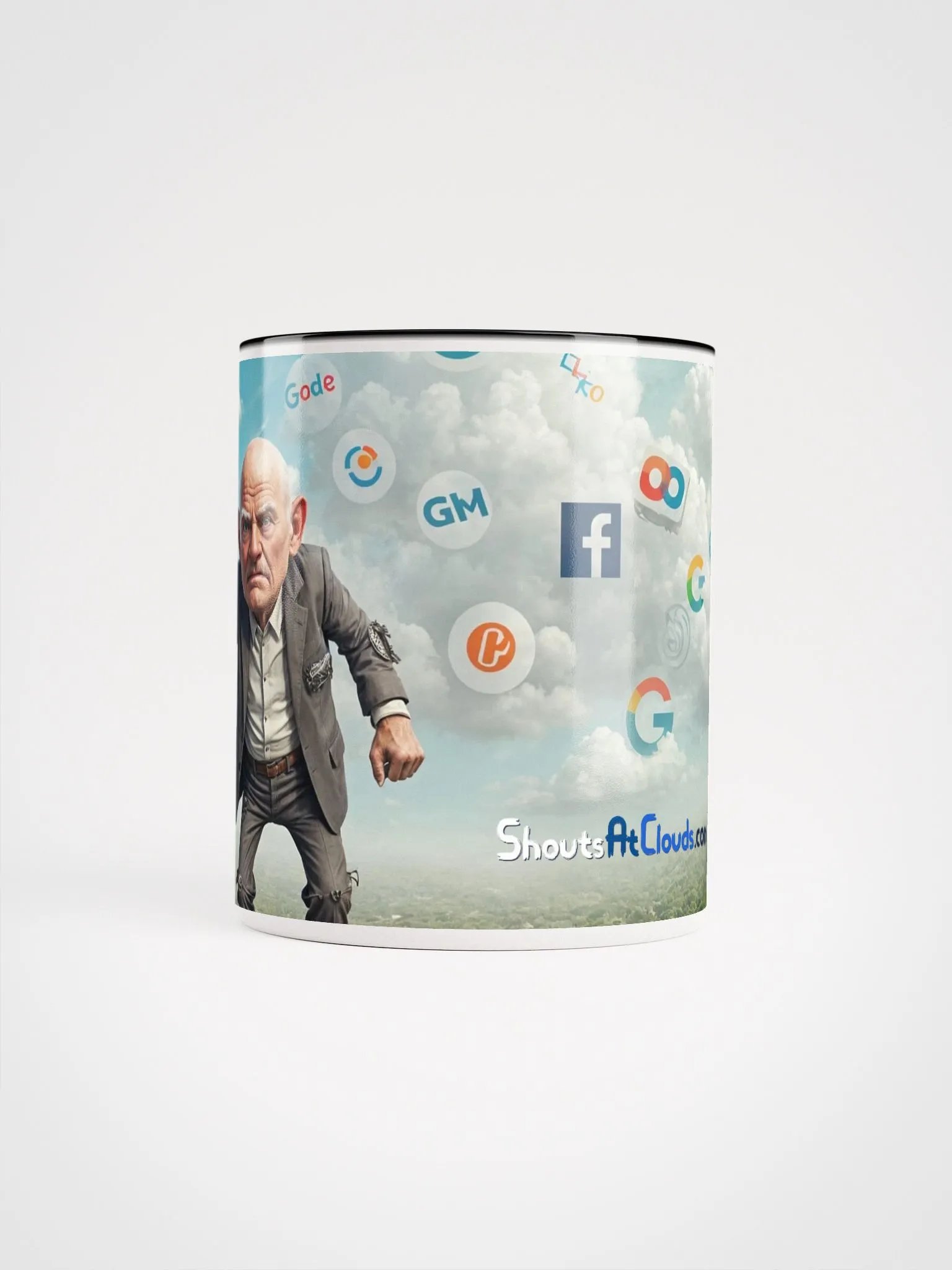 Shouts At Clouds Mug product image (5)