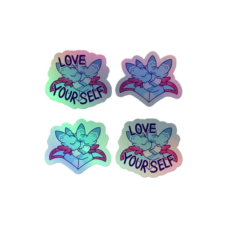 Love Yourself Holographic Sticker Sheet product image (2)