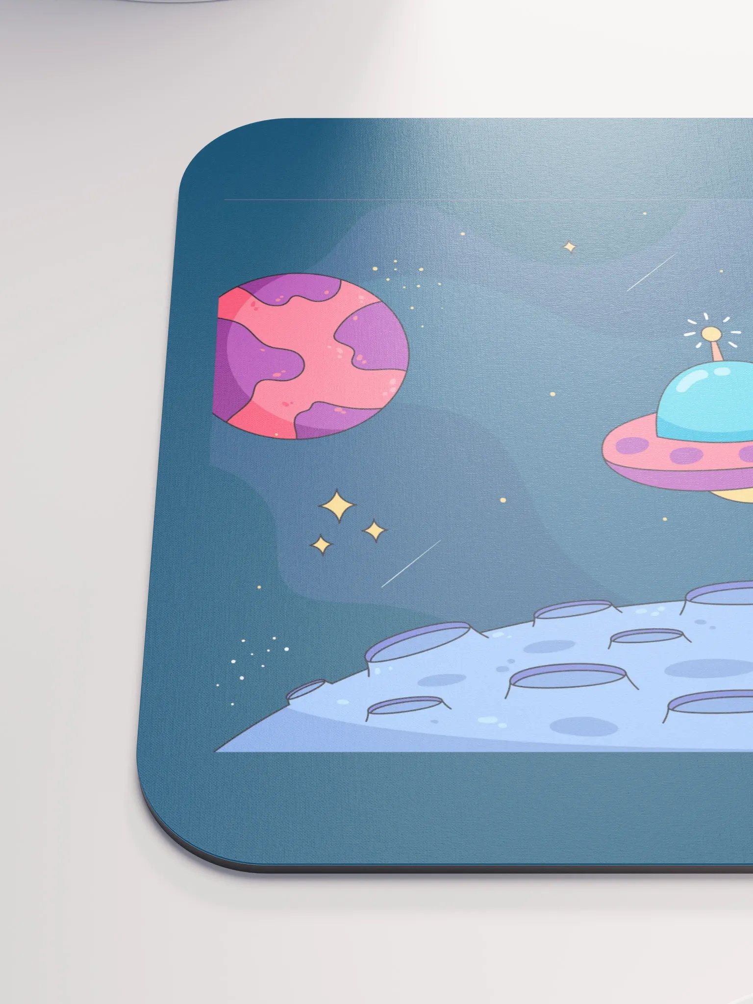 Whimsical Space Adventure Mouse Pad – Cosmic Design for Smooth Navigation product image (6)