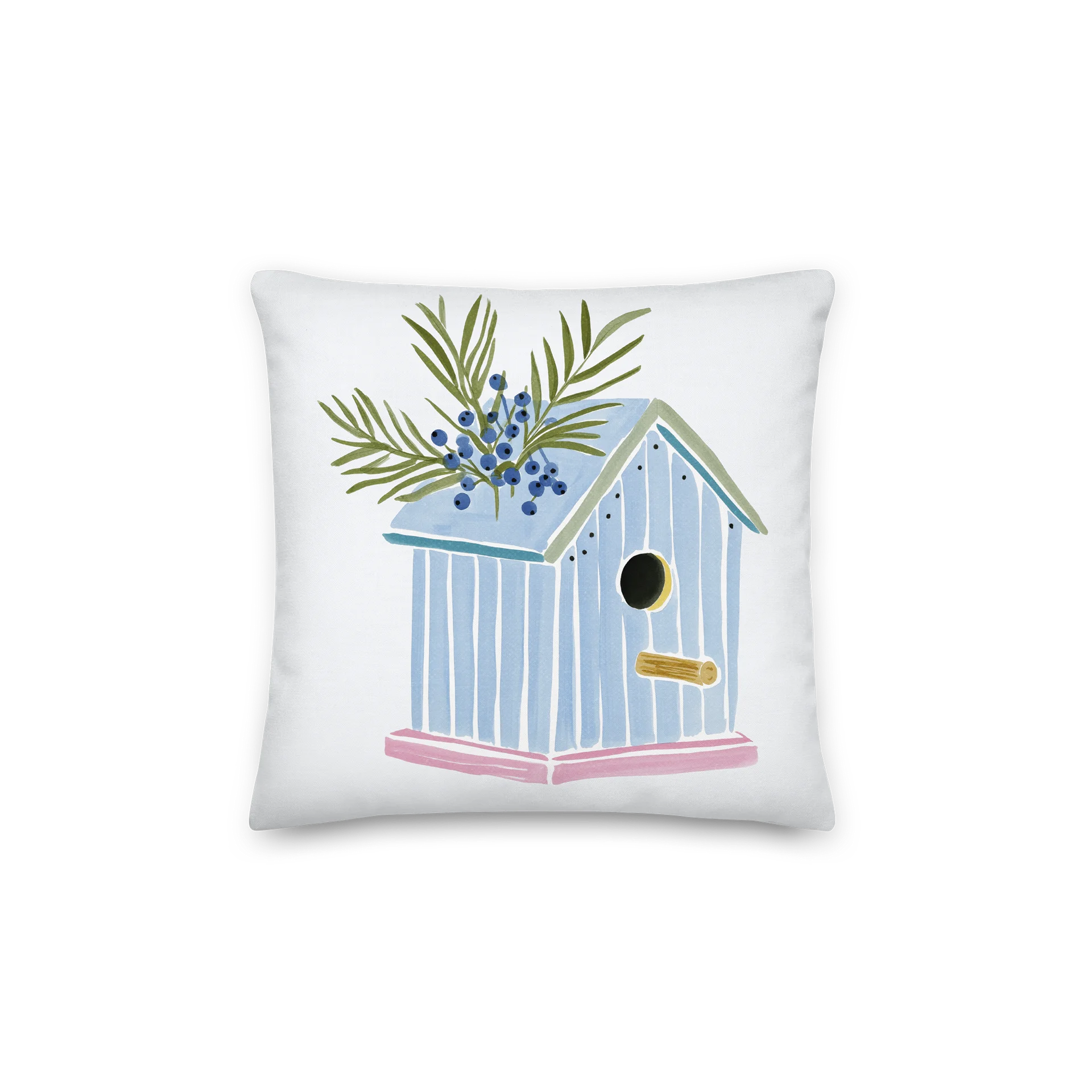 The Bird Who Came Home — Two-Sided Winter Pillow product image (2)