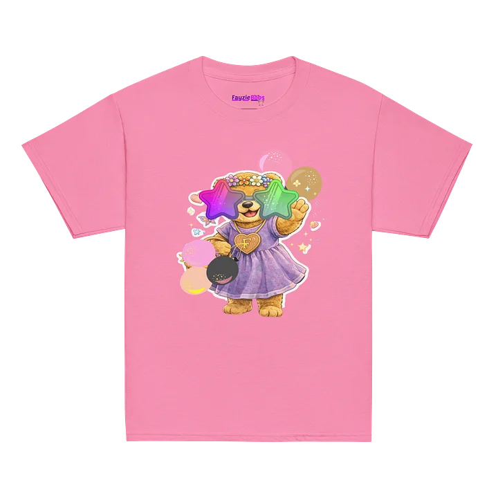 Bobzie Festive Bear Youth Tee | Holiday Adventure Edition by FayzieBobs product image (2)