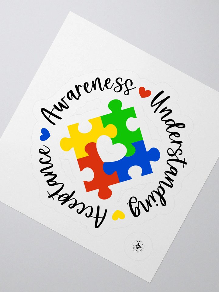 Colorful Puzzle Pieces Kiss Cut Stickers Set product image (2)