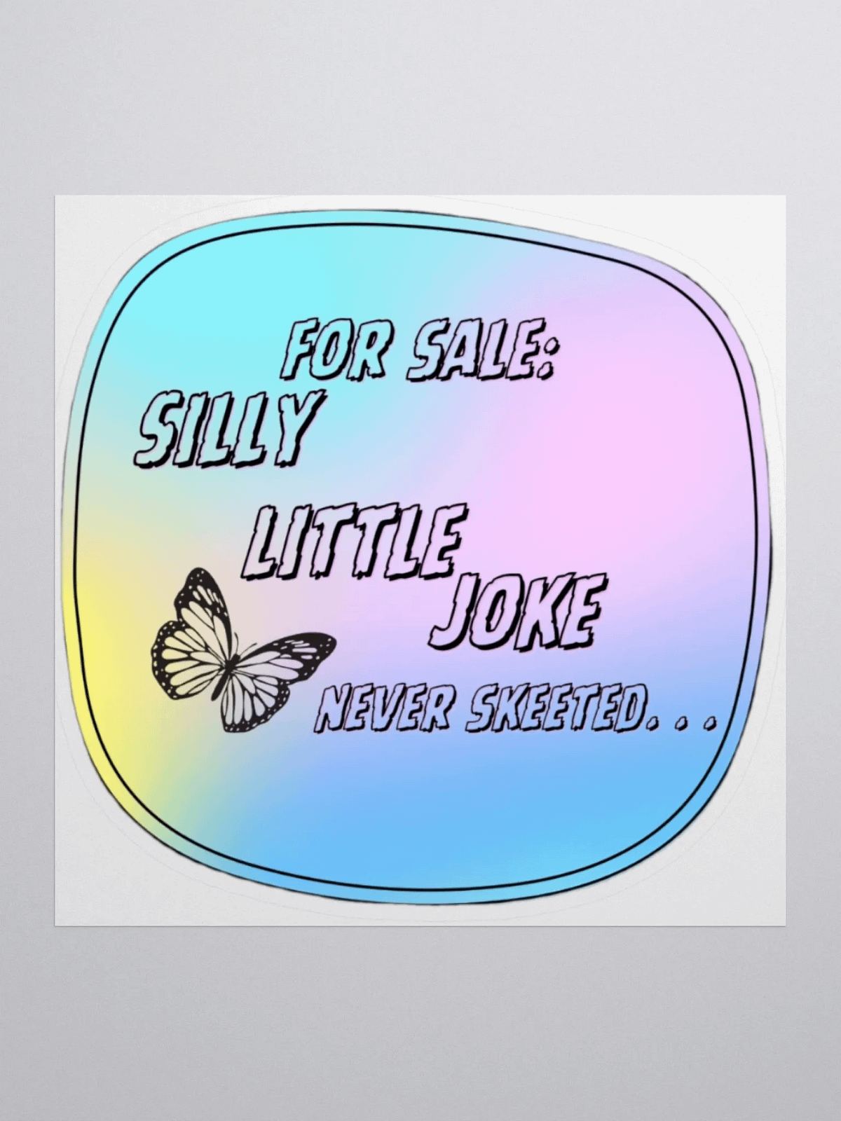 Garak Sticker Silly Little Joke Sticker | Garak's Emporium of Mid