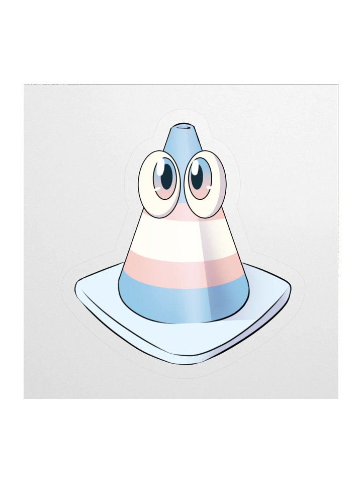 Pride Cone Sticker - Trans product image (3)