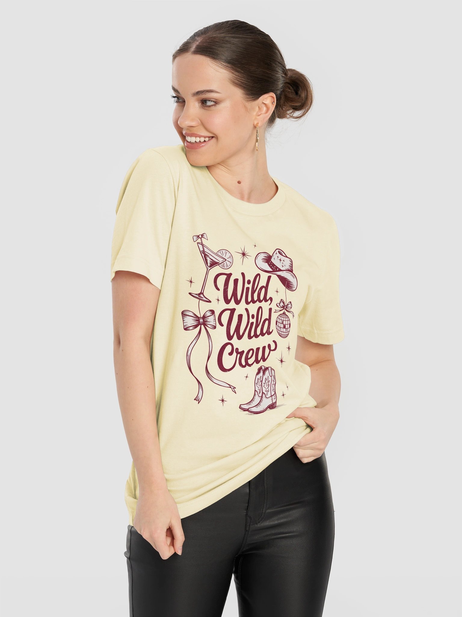 Wild, Wild Crew T-Shirt | Western Girls Trip & Cowgirl Party Tee product image (11)