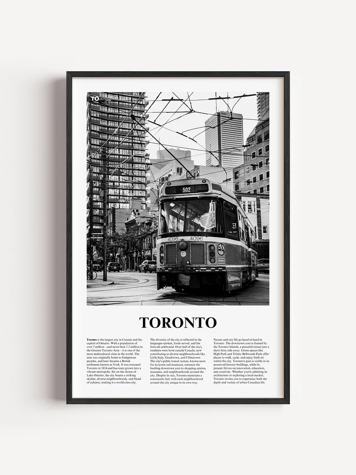 Toronto 07 Newspaper Poster product image (1)