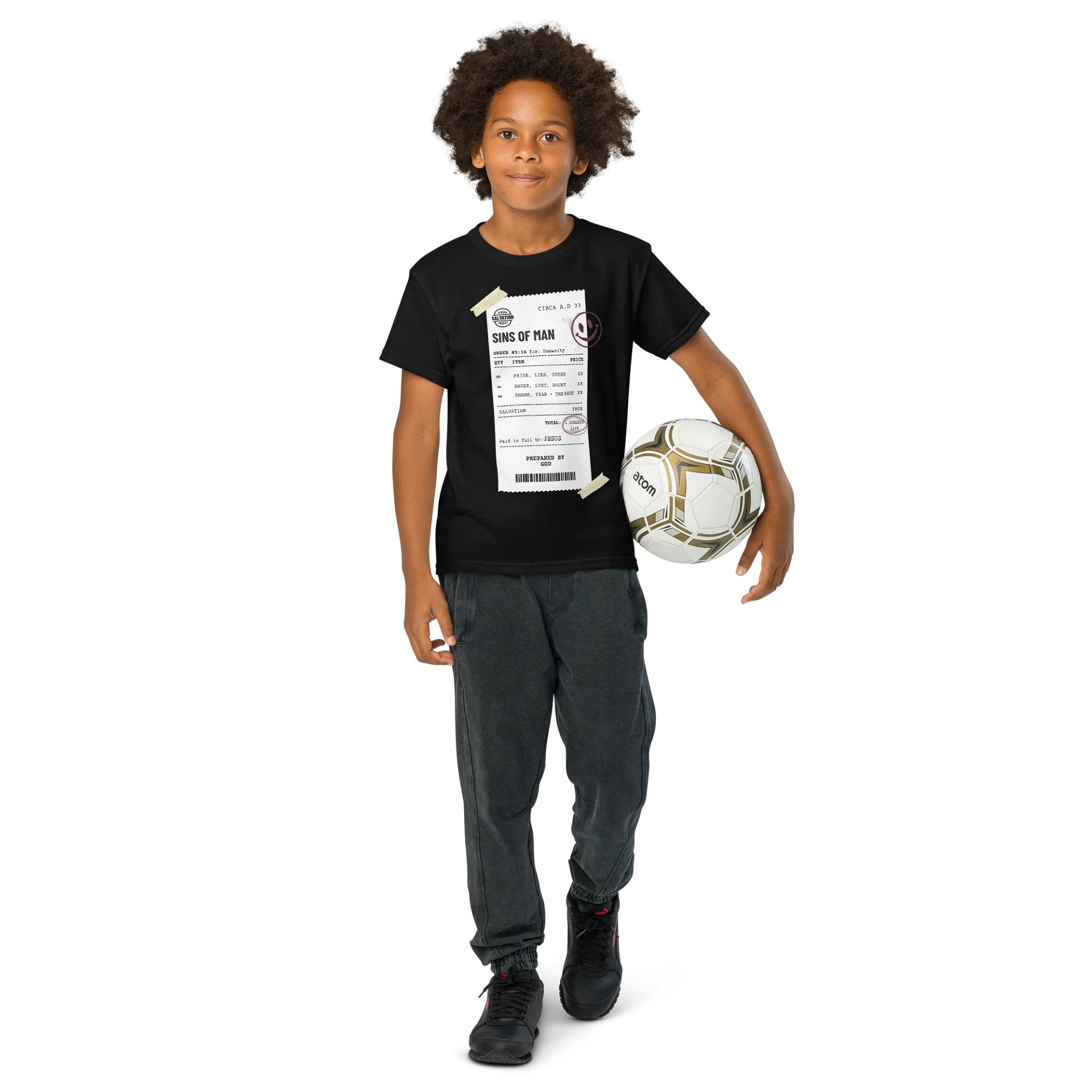 YHWH Kids Tee - "Paid in Full" product image (5)