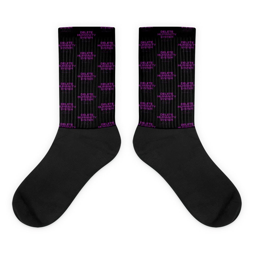Delete Humanity Socks 3 product image (1)
