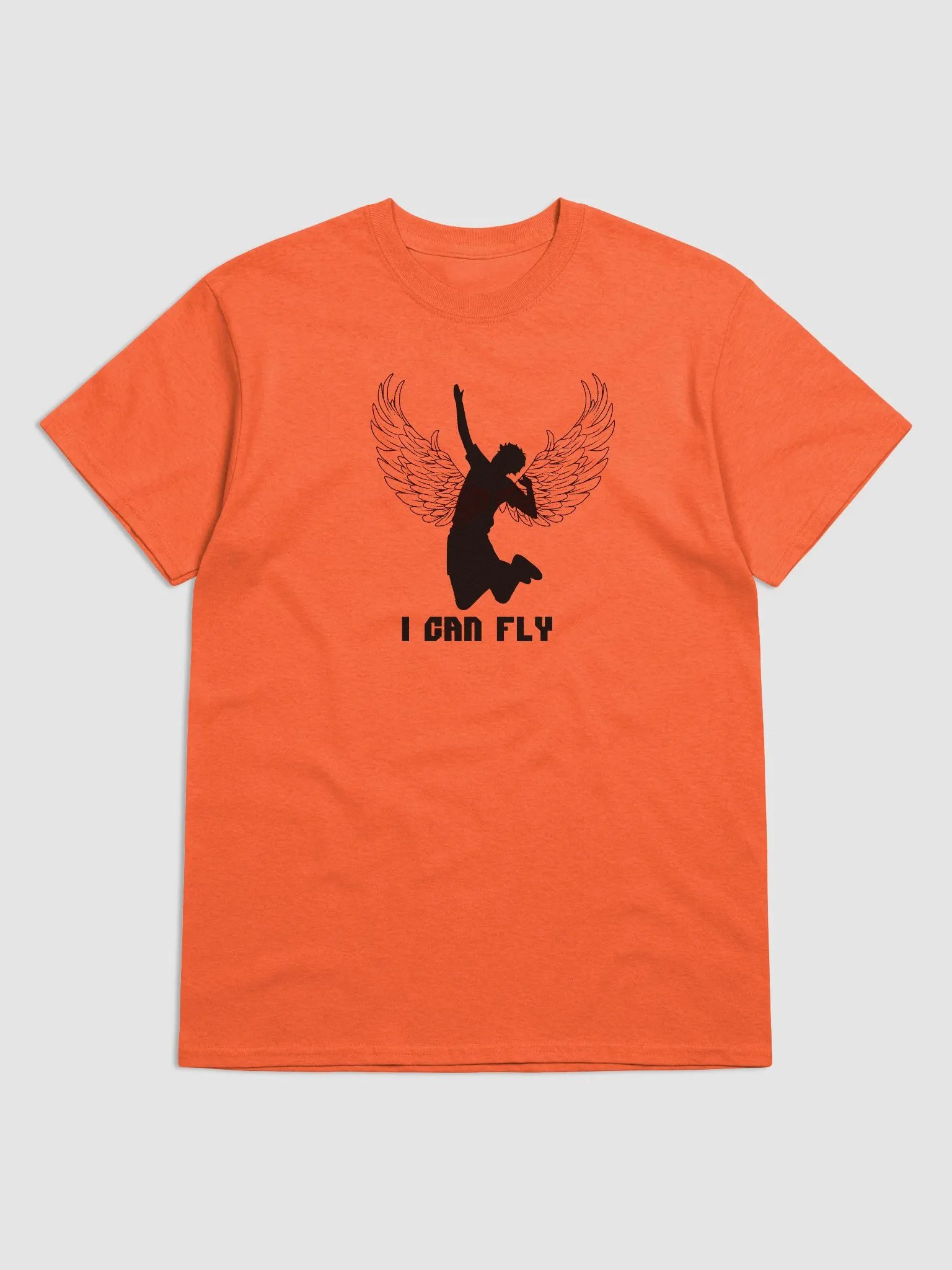 Hinata 'I Can Fly' Orange Tee - Front product image (1)