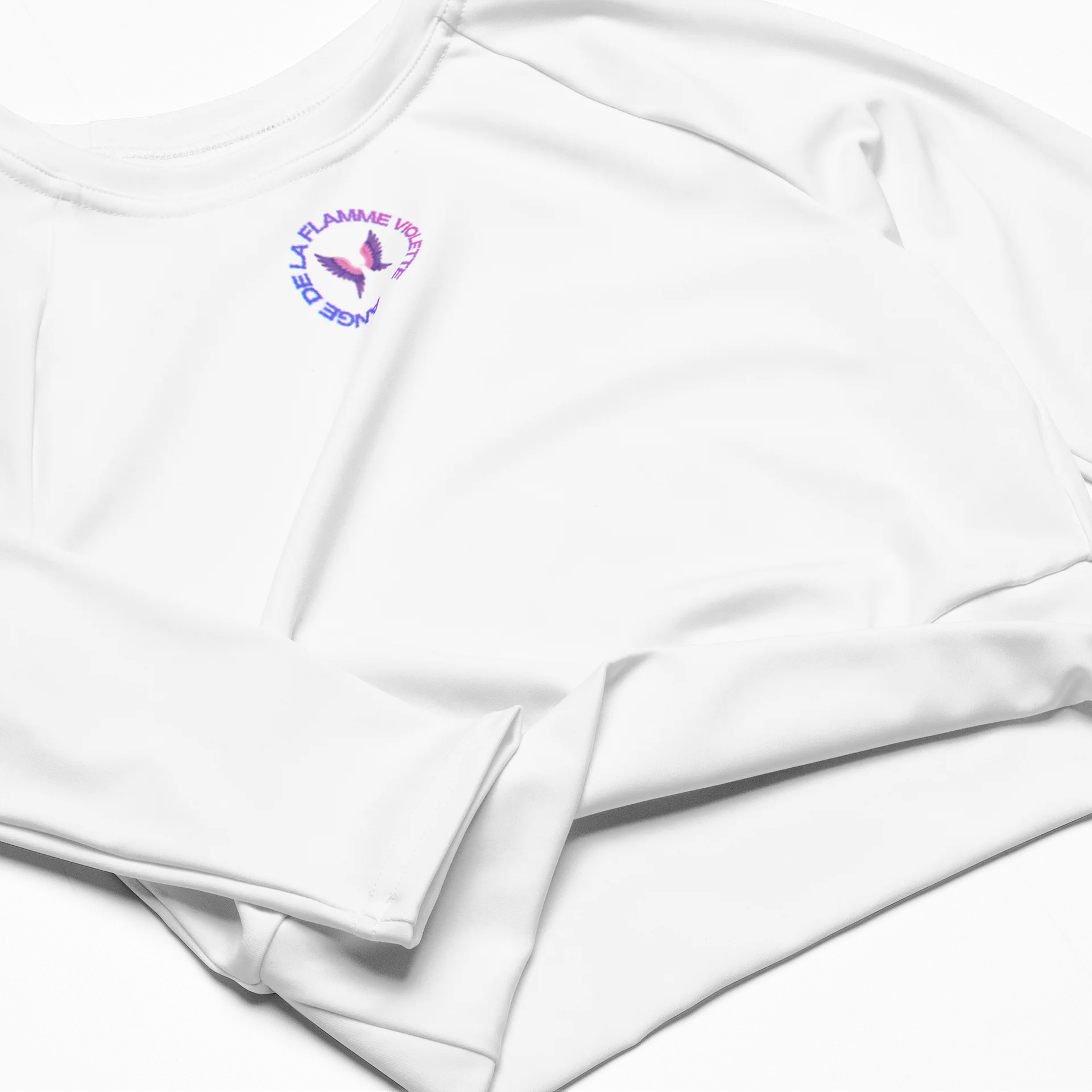 Ethereal Wings All-Over Print Crop Top product image (4)