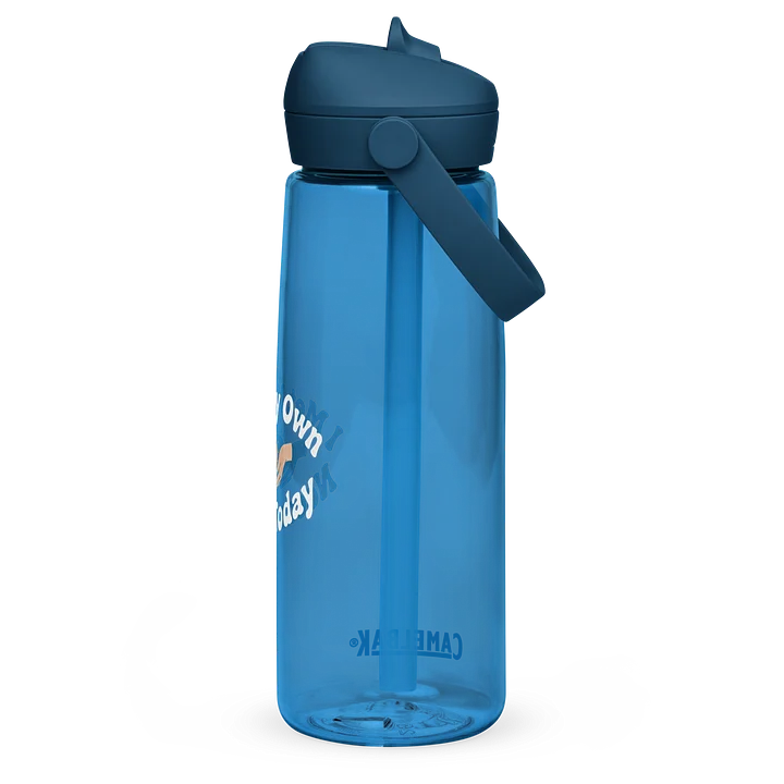 “I Met My Own Needs Today” Blue Water Bottle product image (2)
