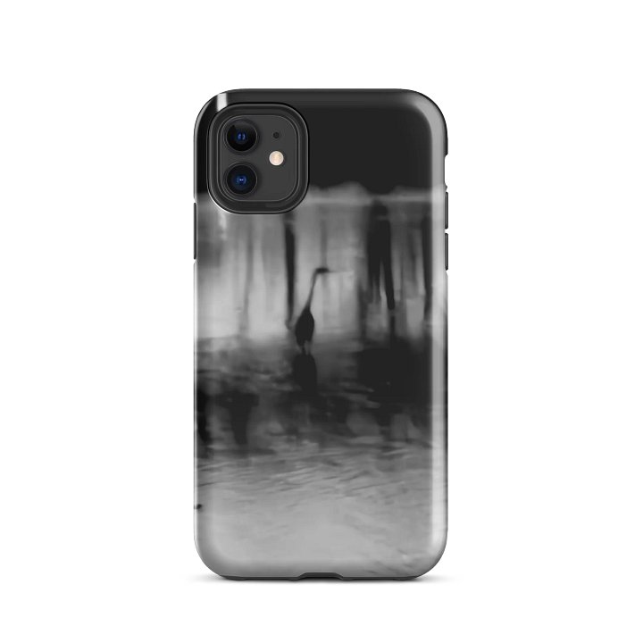 Blue Heron Black and White iPhone® Tough Case product image (28)