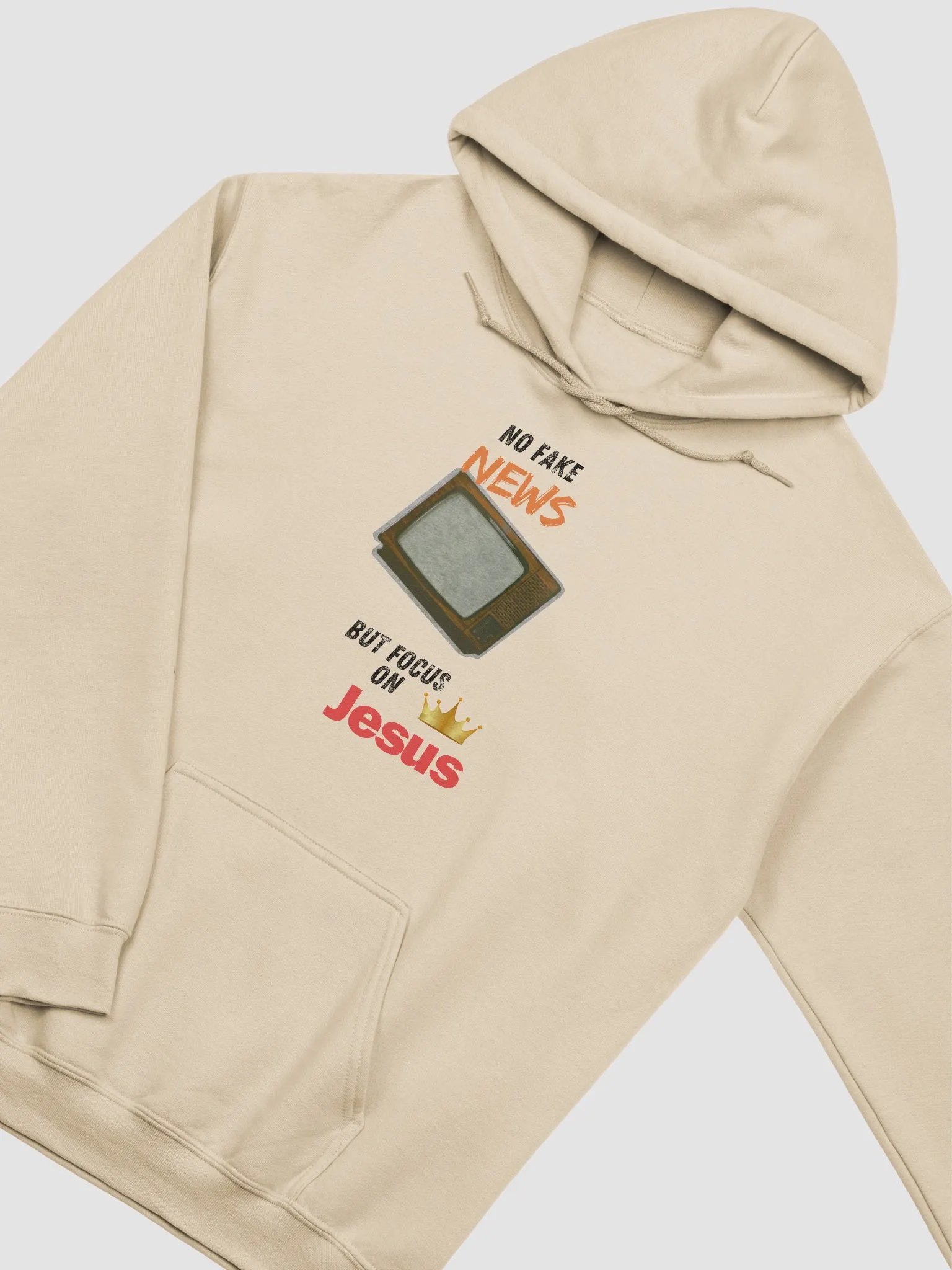 No Fake News Hoodie unisex product image (2)