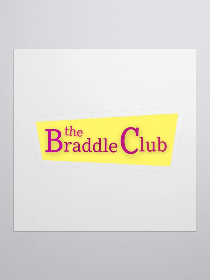 The Braddle Club Cutout Sticker product image (1)