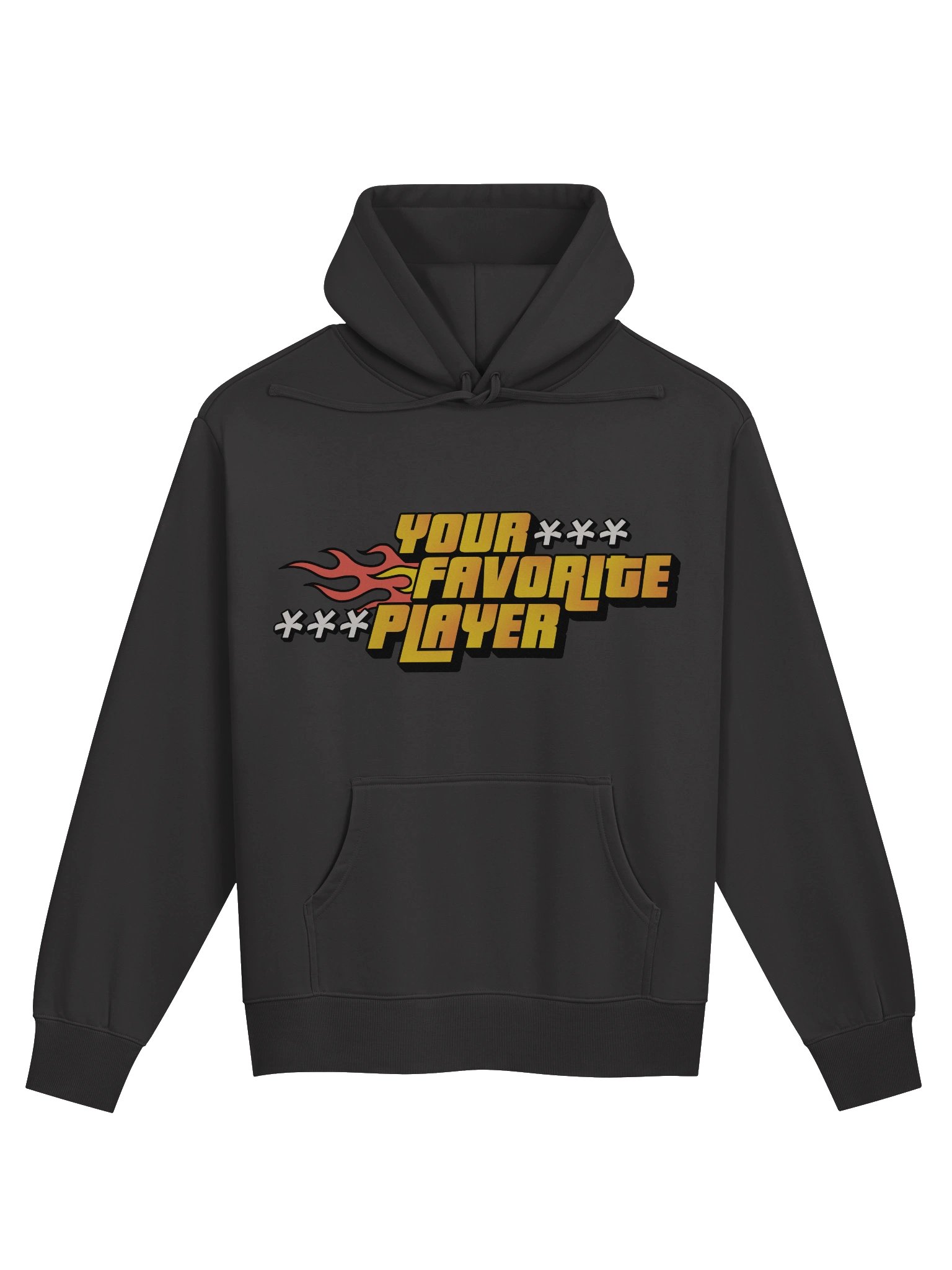 YOUR FAVORITE PLAYER HOODIE - COAL product image (1)