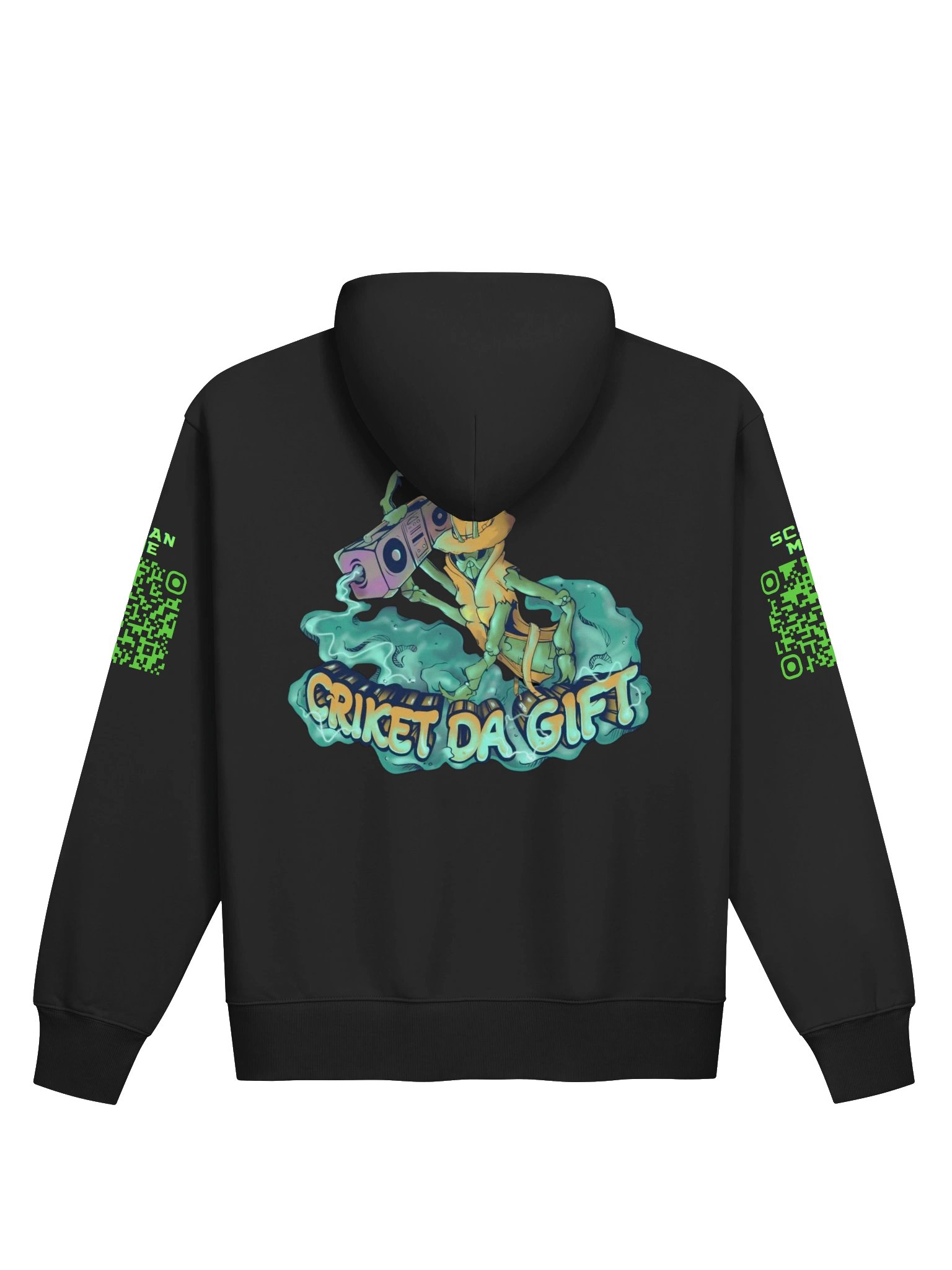 Criket Da Gift | Scan | Zip-Up Hoodie | QR Edition product image (2)