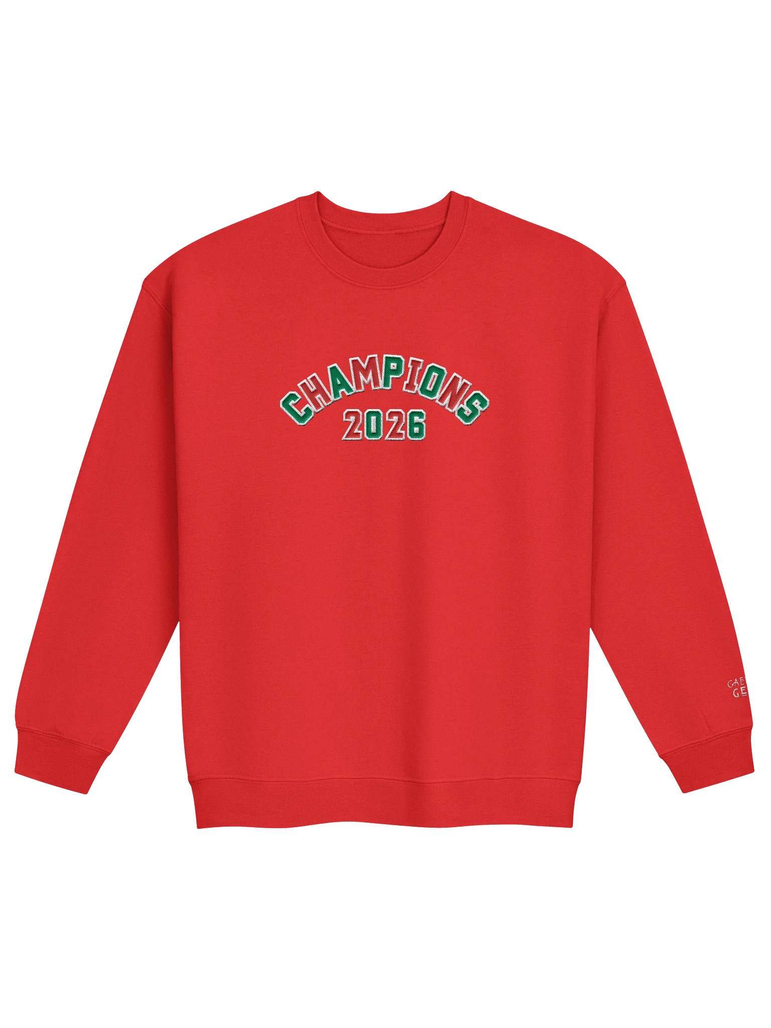 MAYO CHAMPIONS 2026! 💚❤️ Embroidered Crewneck product image (1)