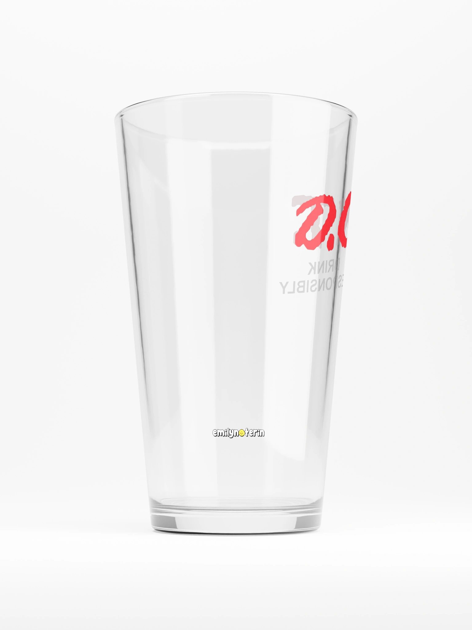 D.O.N.T. Drink Responsibly Pint Glass product image (2)