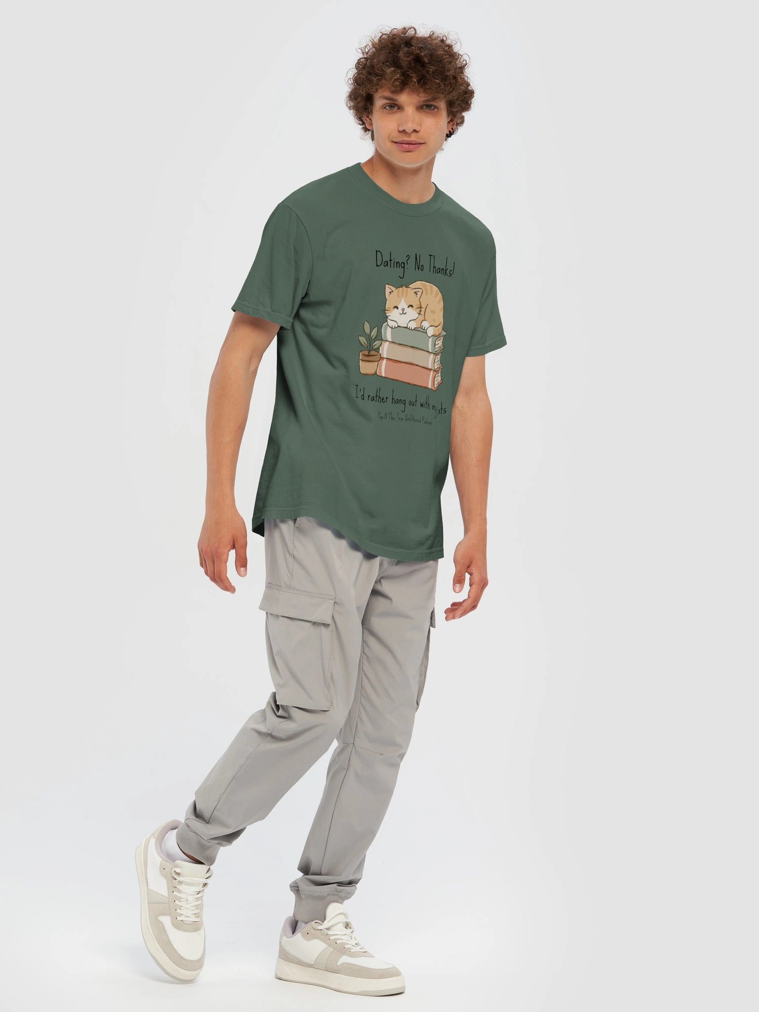 Dating? No Thanks — Cozy Cat-Lover Tee product image (7)