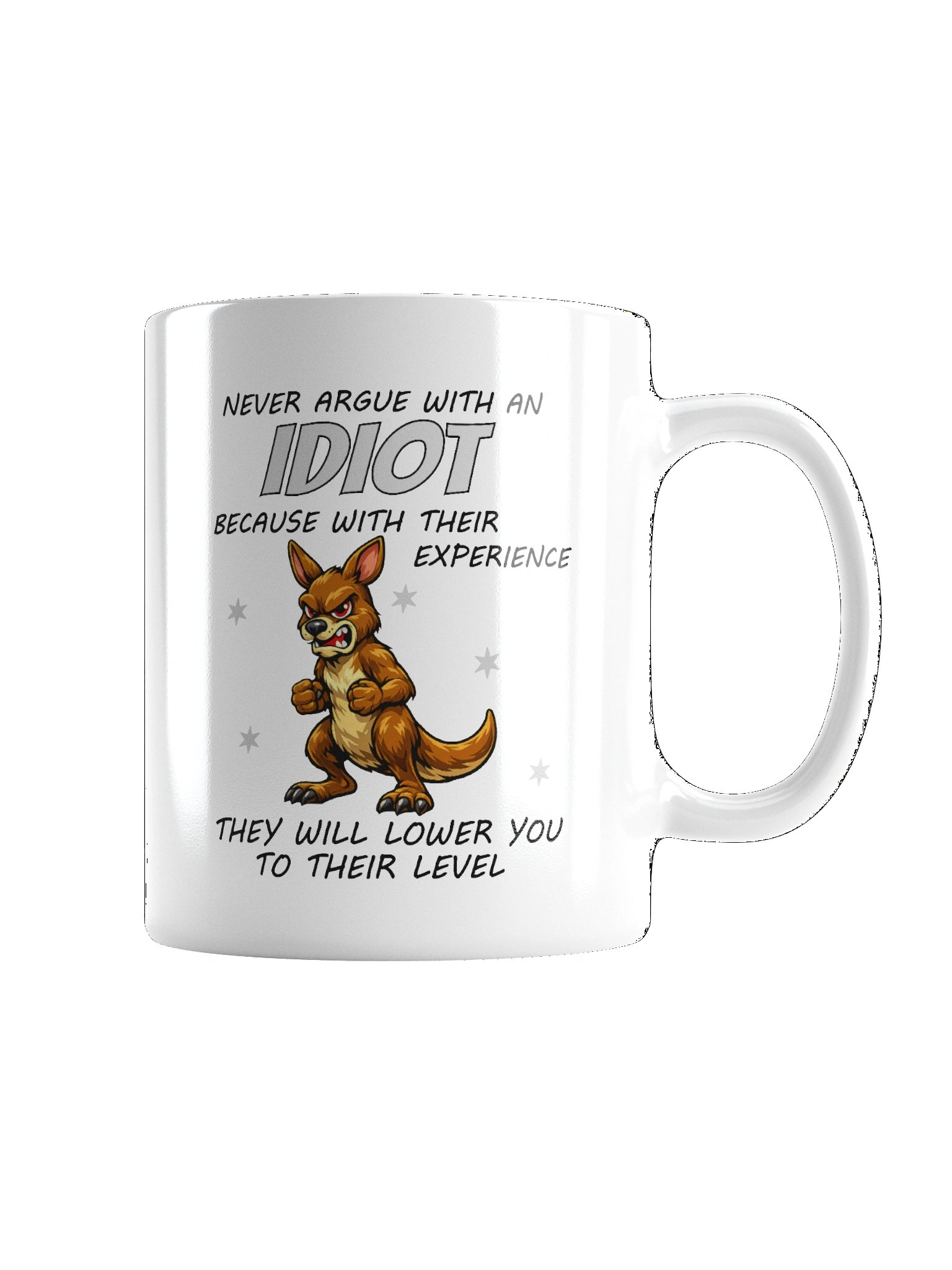 Furious Kangaroo Idiot Coffee Mug product image (3)