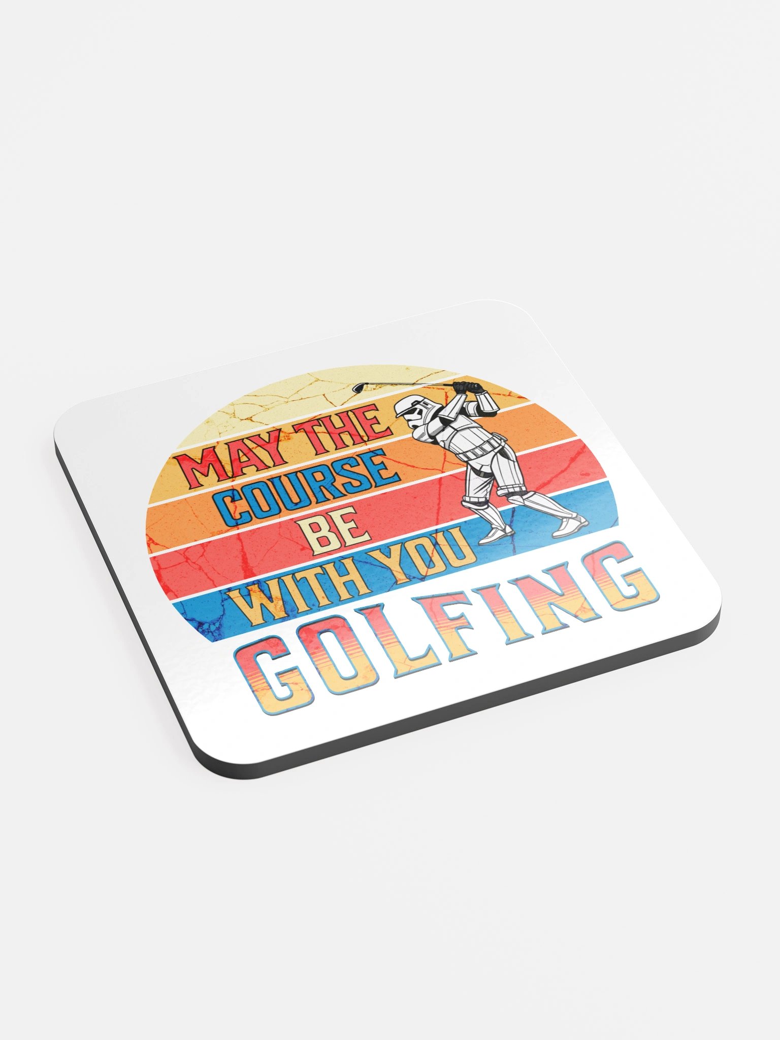 May The Course Be With You Golfing Galactic Coaster Set product image (3)