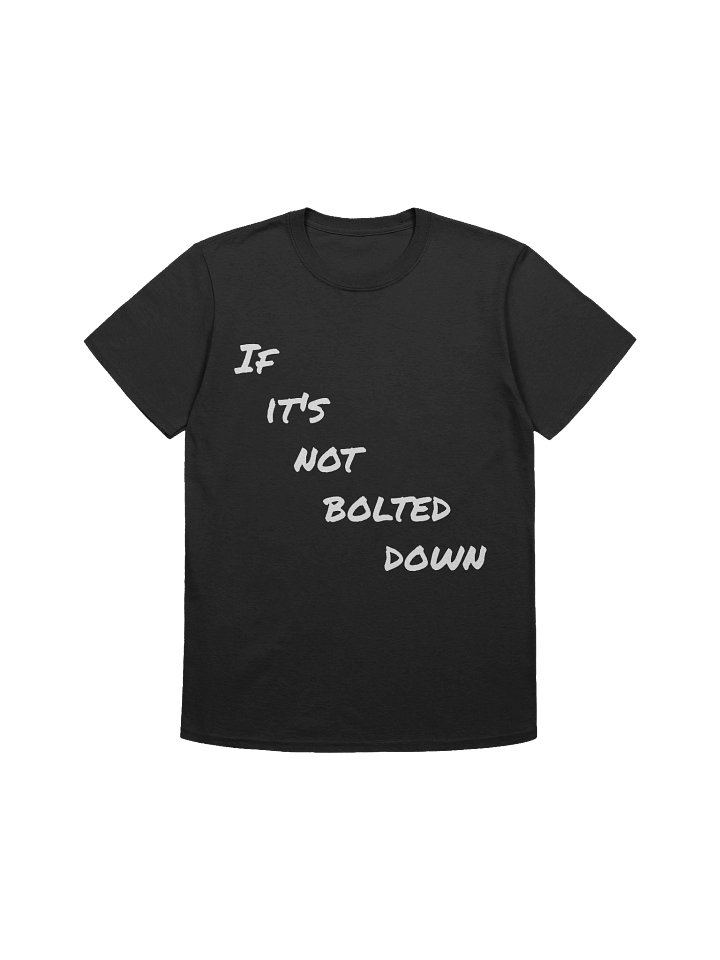 Bolted Down T-Shirt (Black or White Text) product image (4)