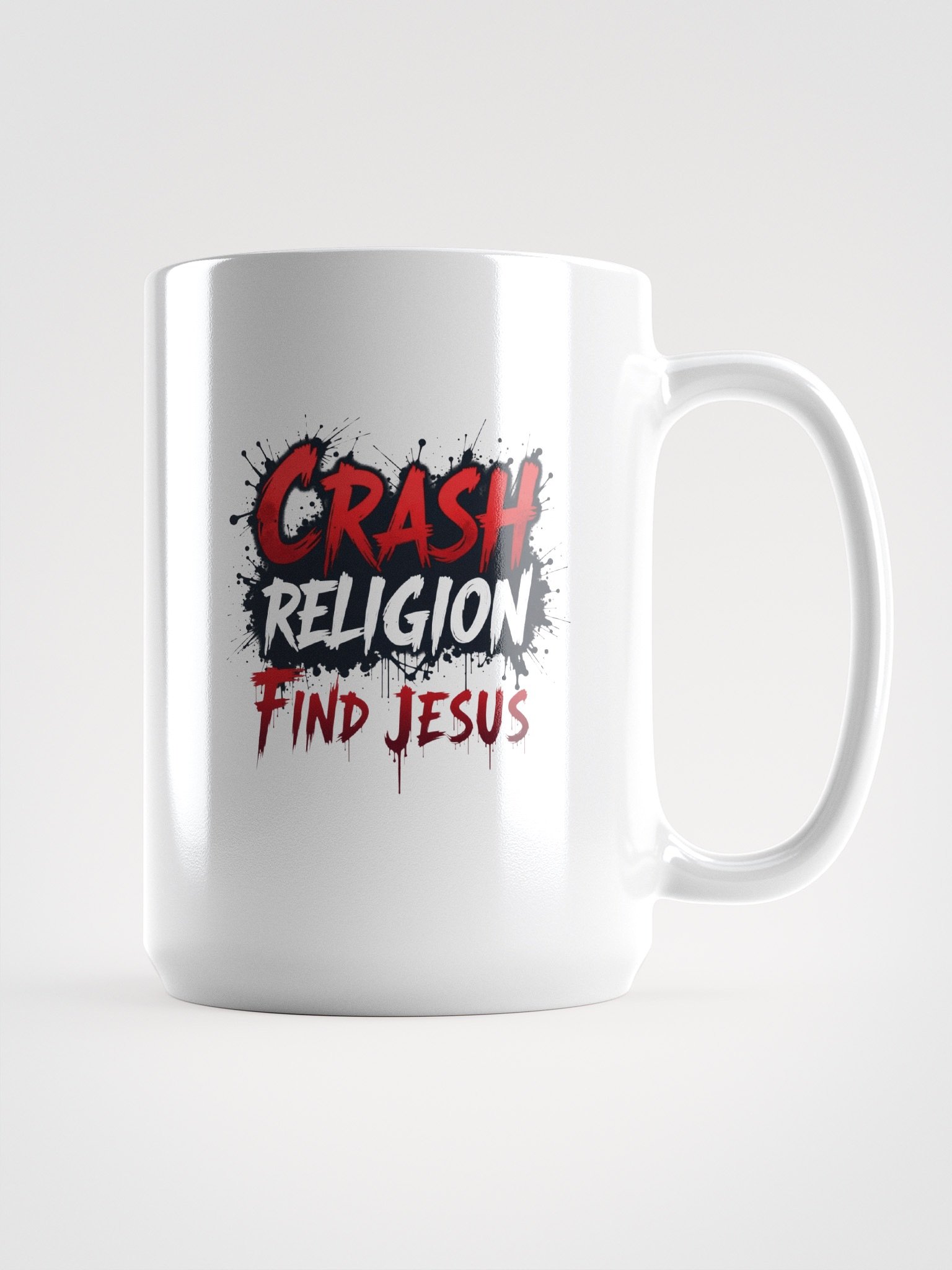 Crash Religion. Find Jesus. – Grit Mug product image (1)