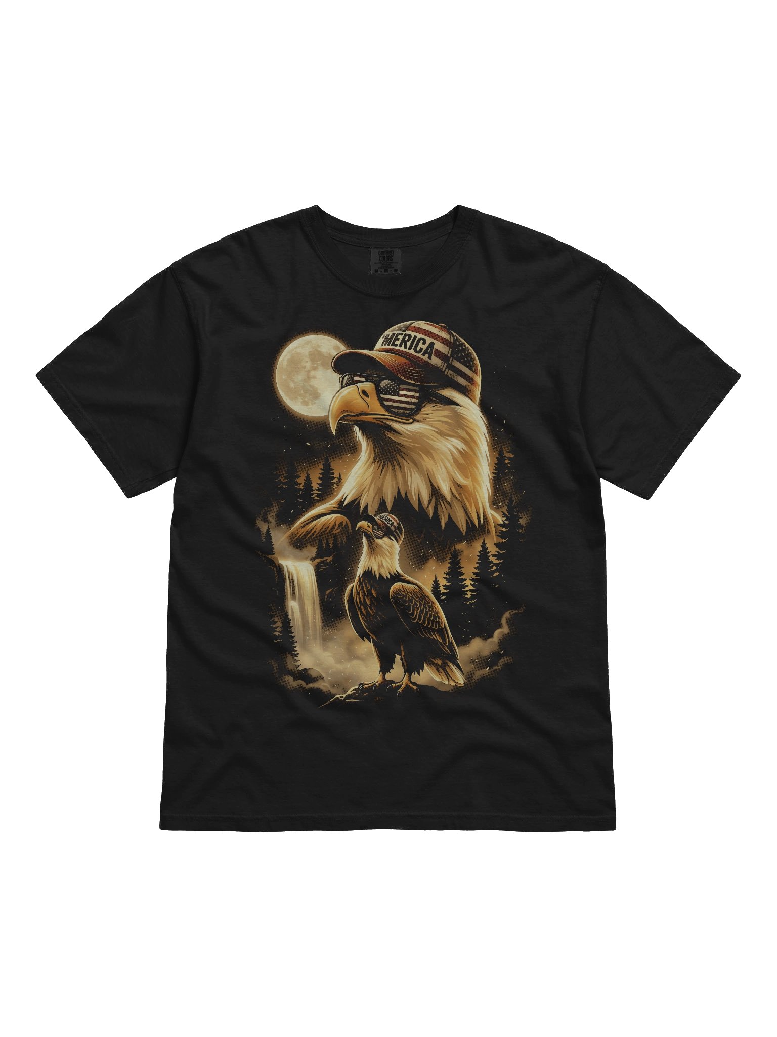Artemis II Moon Mission T-Shirt – 250 Years America Tee, Patriotic Space Graphic Shirt product image (6)