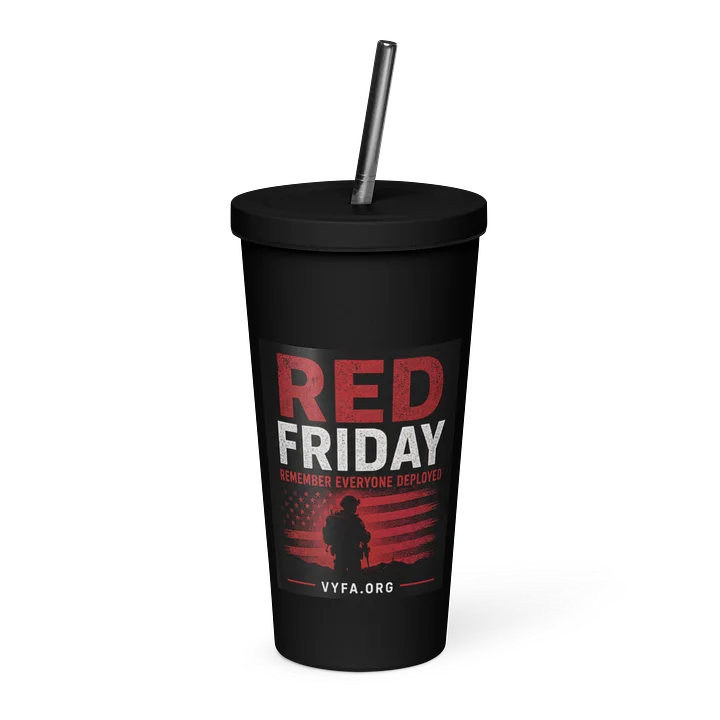 BOLD RED FRIDAY Tribute Tumbler - Remember Everyone Deployed product image (1)