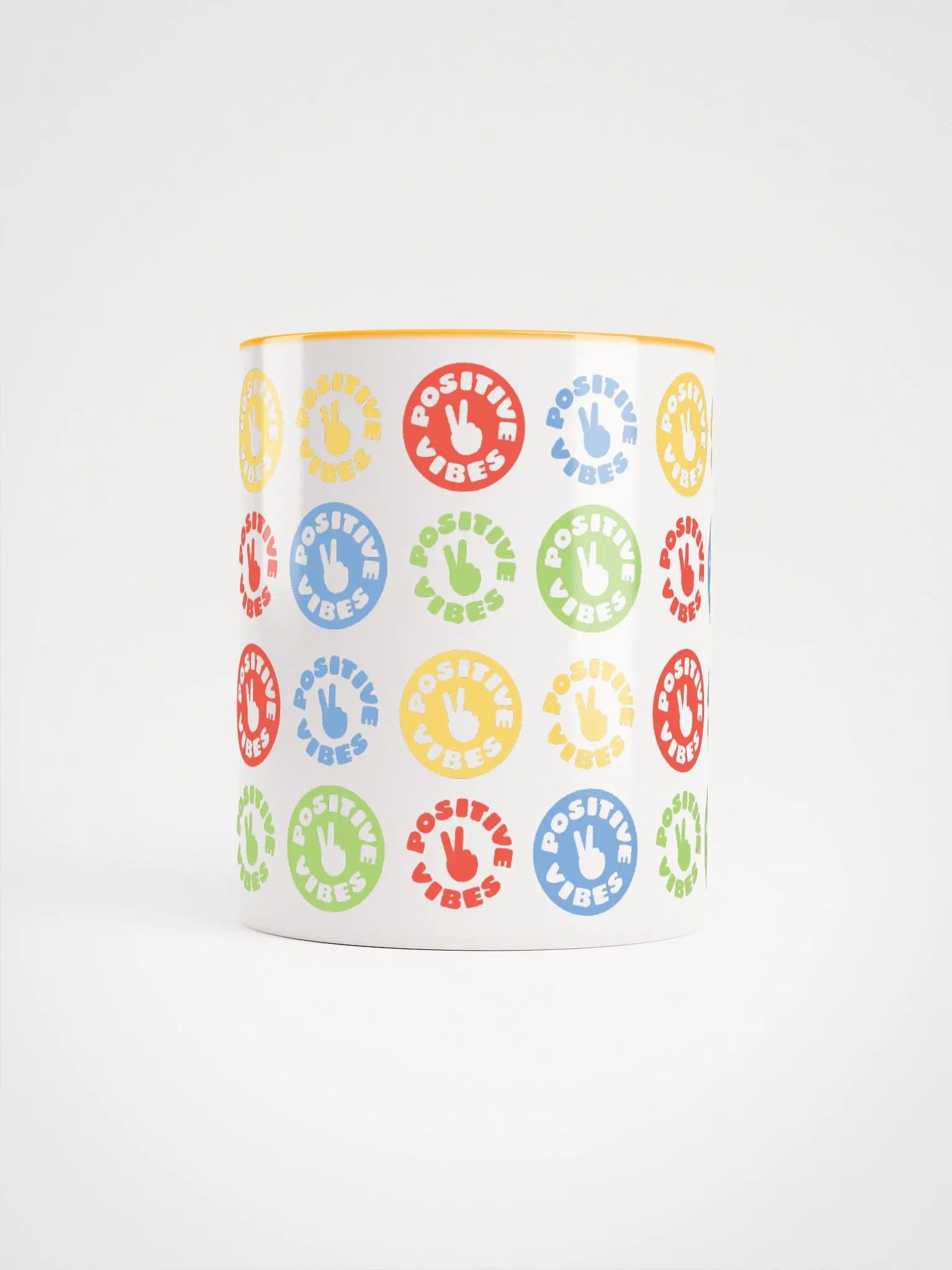 Positive Vibes (Ceramic Mug with Color Inside) product image (5)