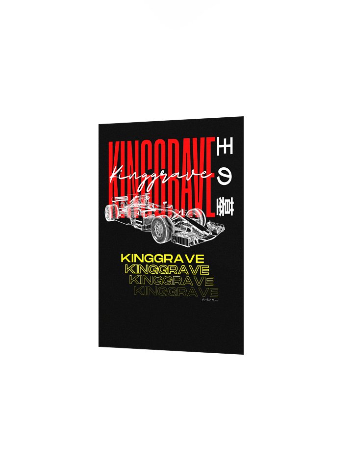 Kinggrave Signature Poster | Black product image (2)