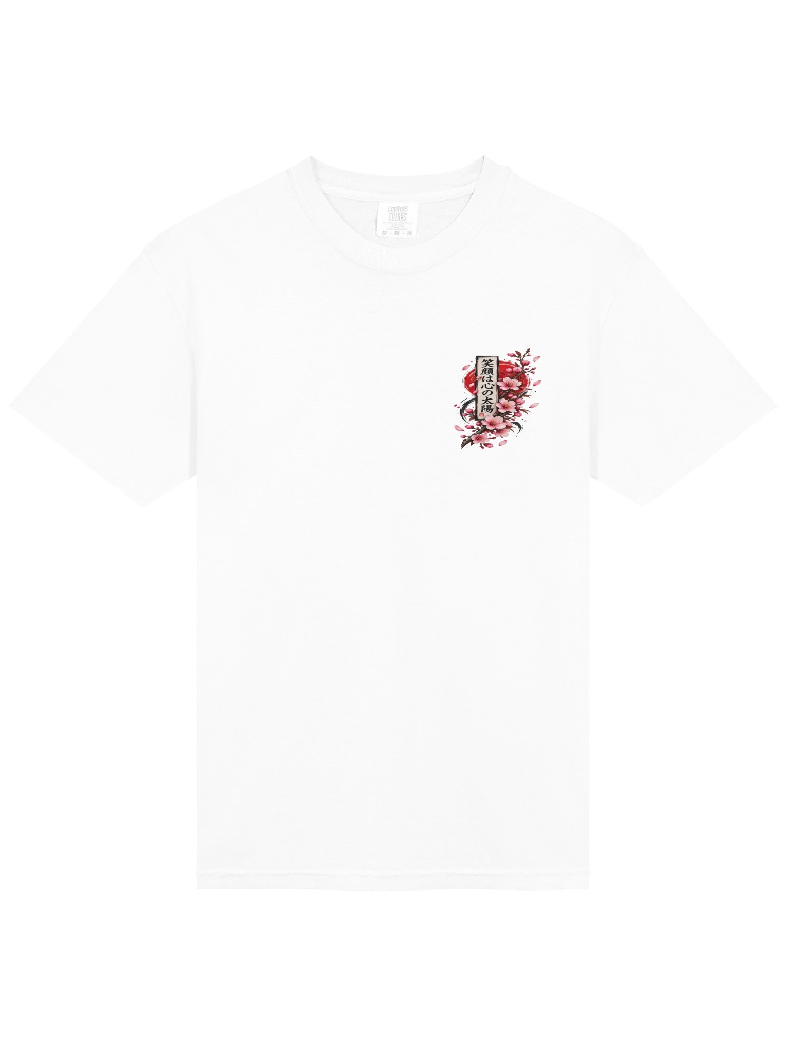 JAPANESE KOI FISH KATANA & SAKURA DOUBLE-SIDED GRAPHIC T-SHIRT | JAPANESE STREETWEAR TEE product image (6)