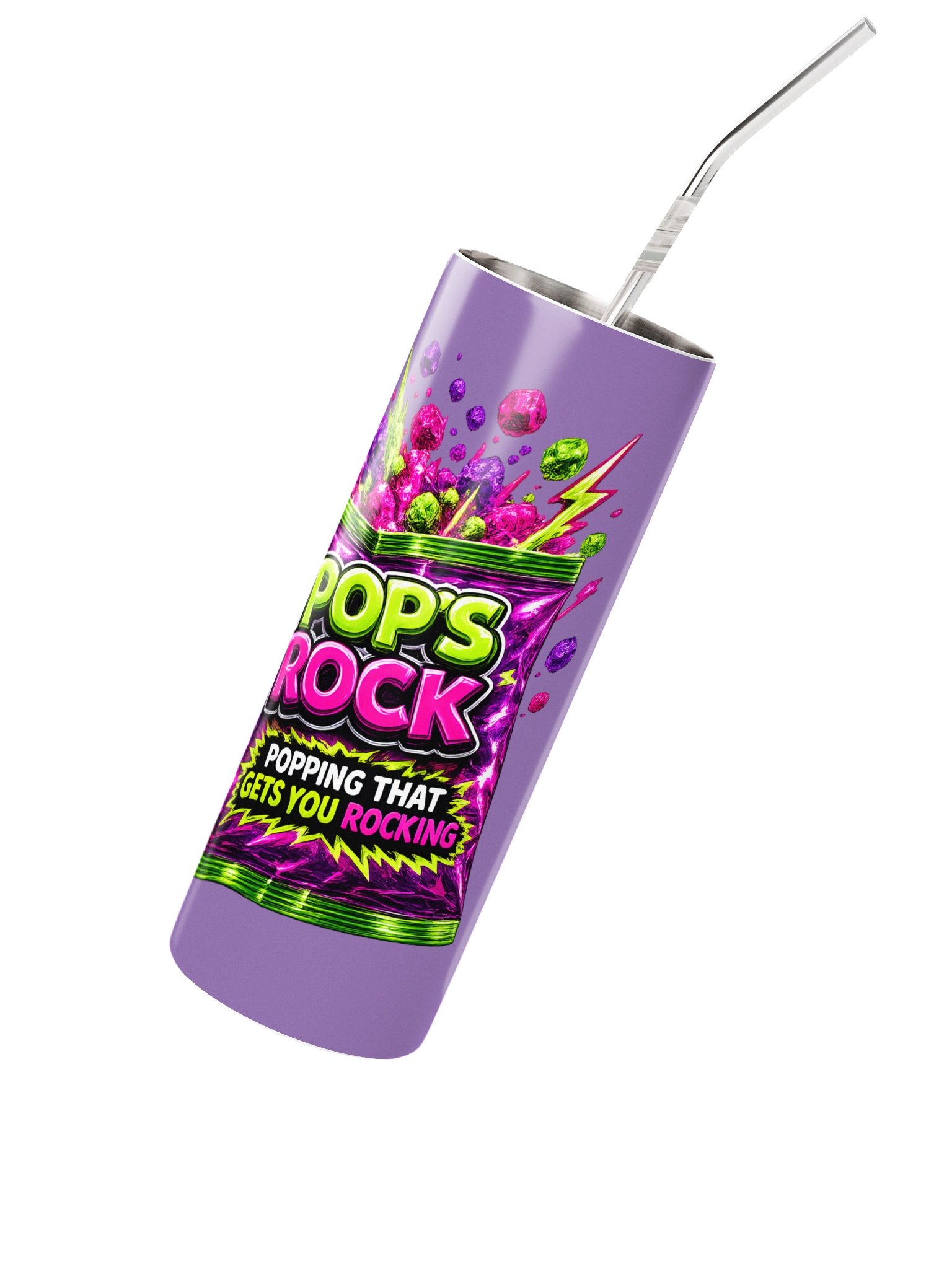 ''Pops Rock'' Stainless Steel Tumbler product image (3)