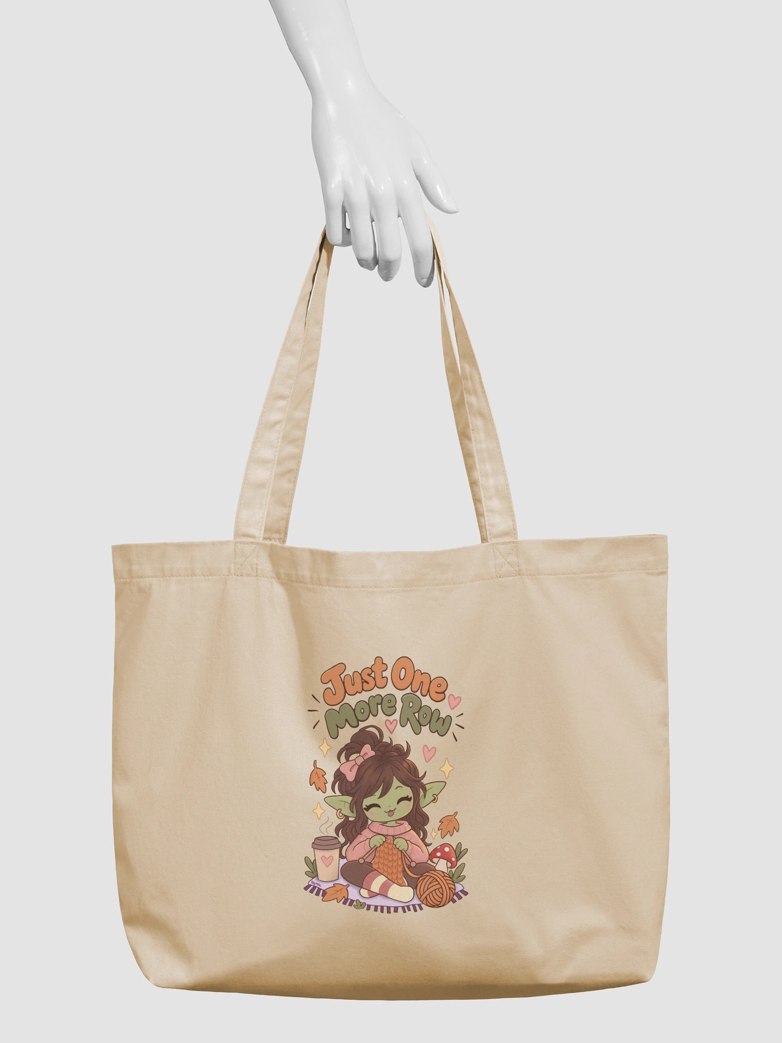 Just One More Row Tote Bag product image (3)