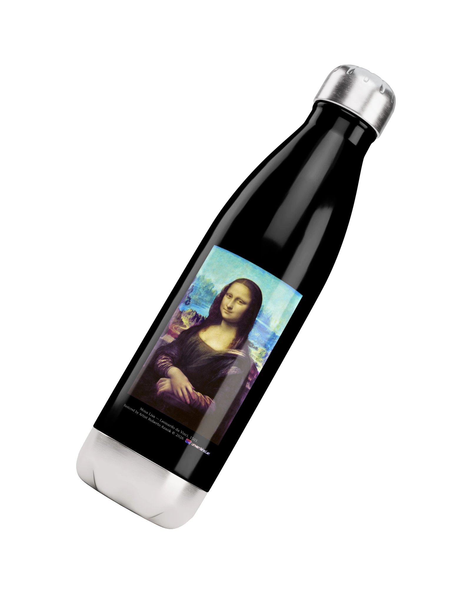 Mona Lisa — Water Bottle product image (4)