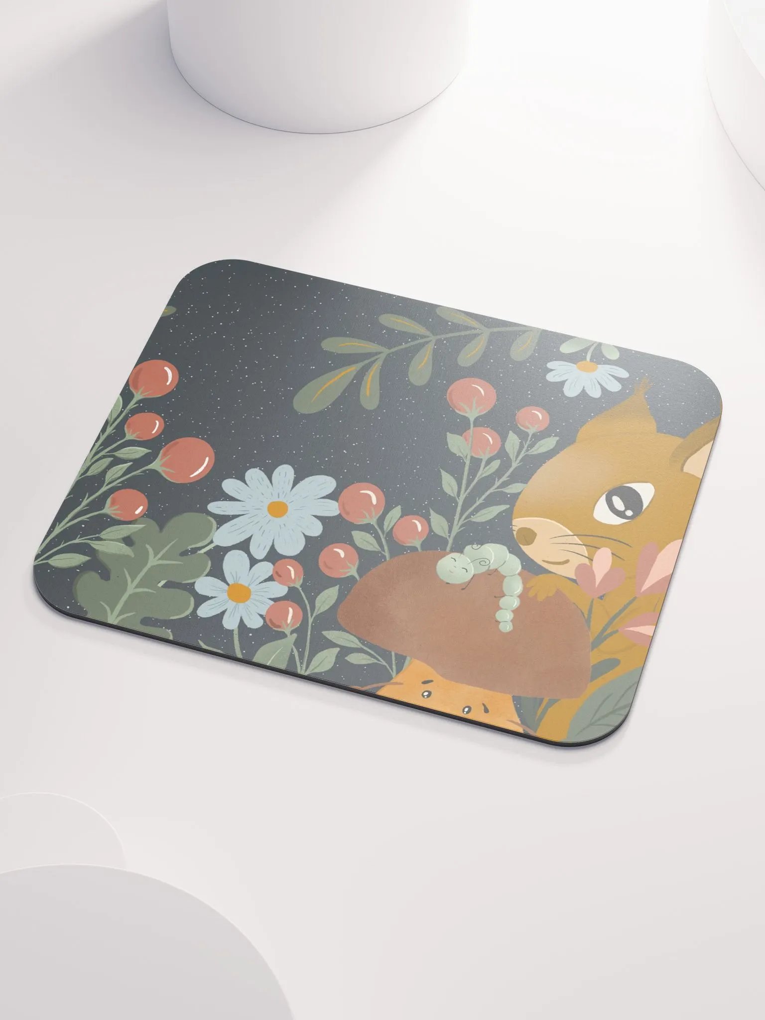 Curious Squirrel Mouse Pad product image (3)