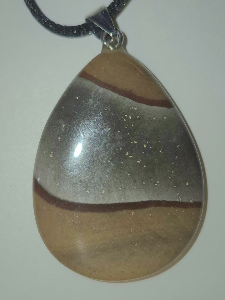 Picasso Jasper Teardrop Necklace product image (1)