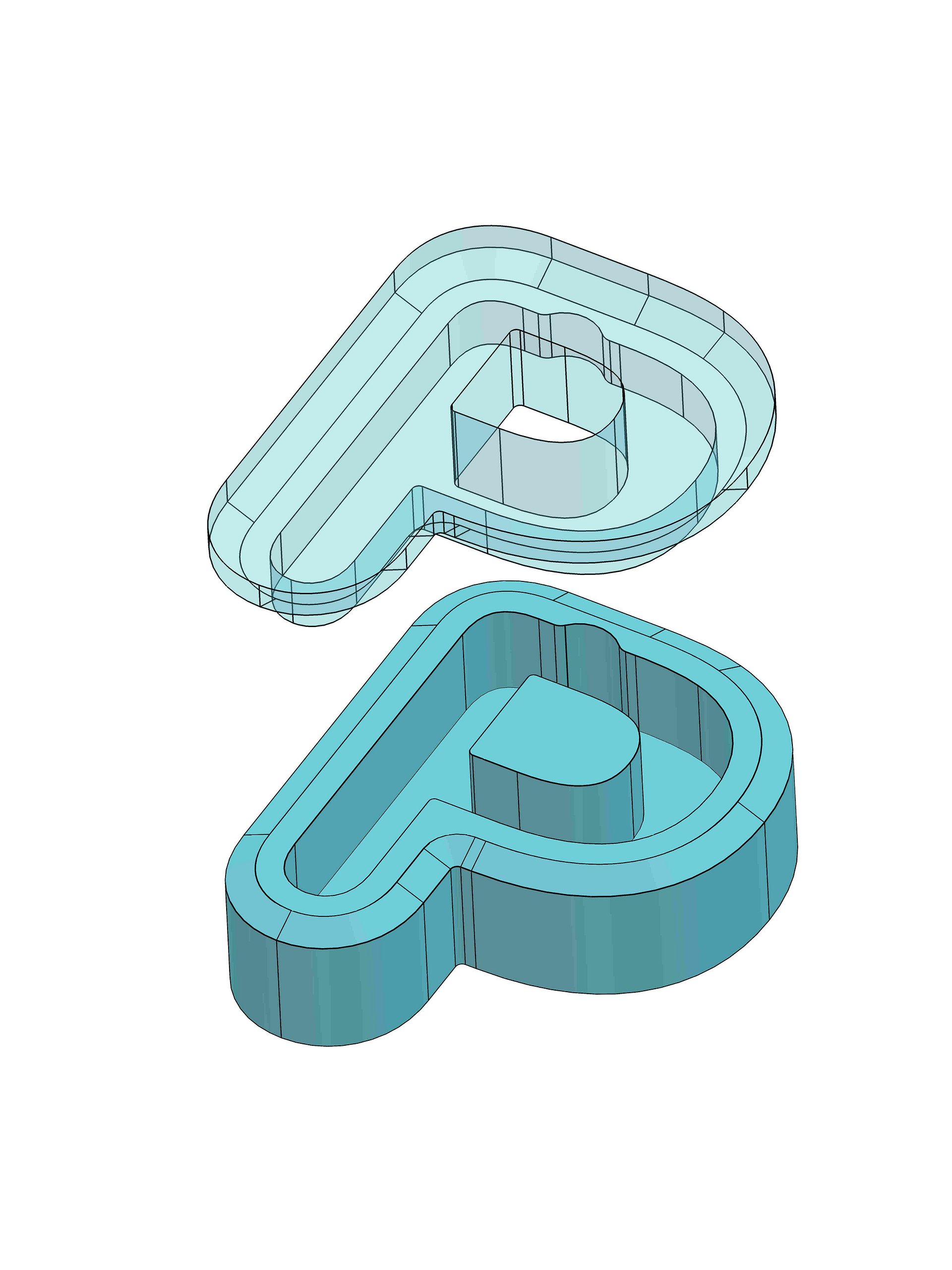 KEYCHAIN LETTERS | digital diy project product image (1)