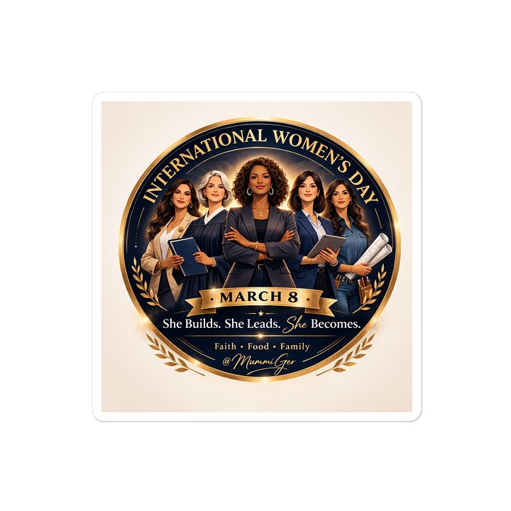 She Builds. She Leads. She Becomes. Sticker Set product image (2)